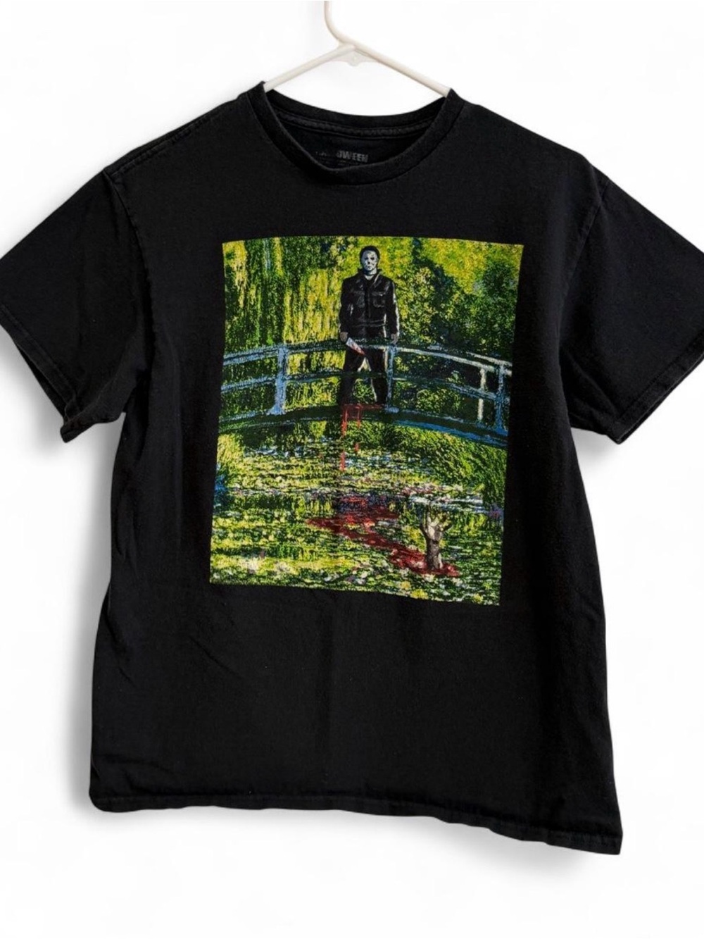 Halloween Black Short-Sleeve Graphic Tee